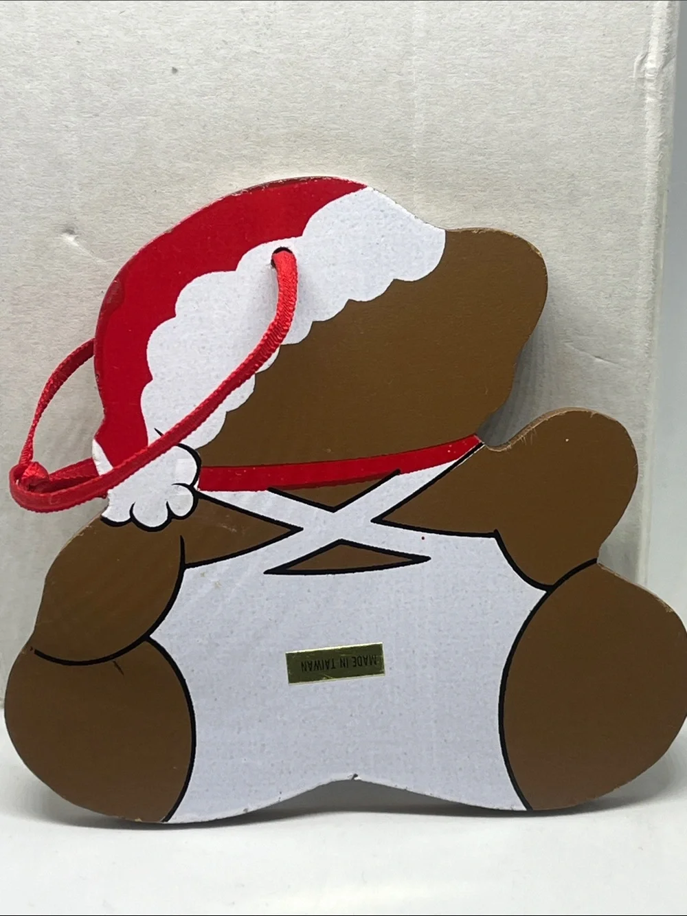Vintage 1996 Personalized Teddy Ornament 